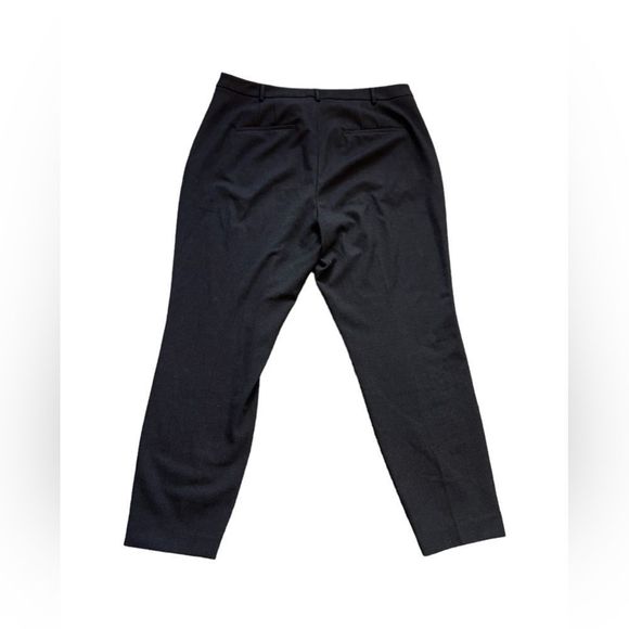 RW&CO Slim Curvy Fit Brown Tweed High Waist Cropped Dress Pant 14 - Picture 4 of 10